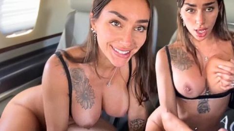 Make Me Cum Bitch | Sisi Rose Gets Fucked On A Private Jet |Amateur POV | Teddy Tarantino